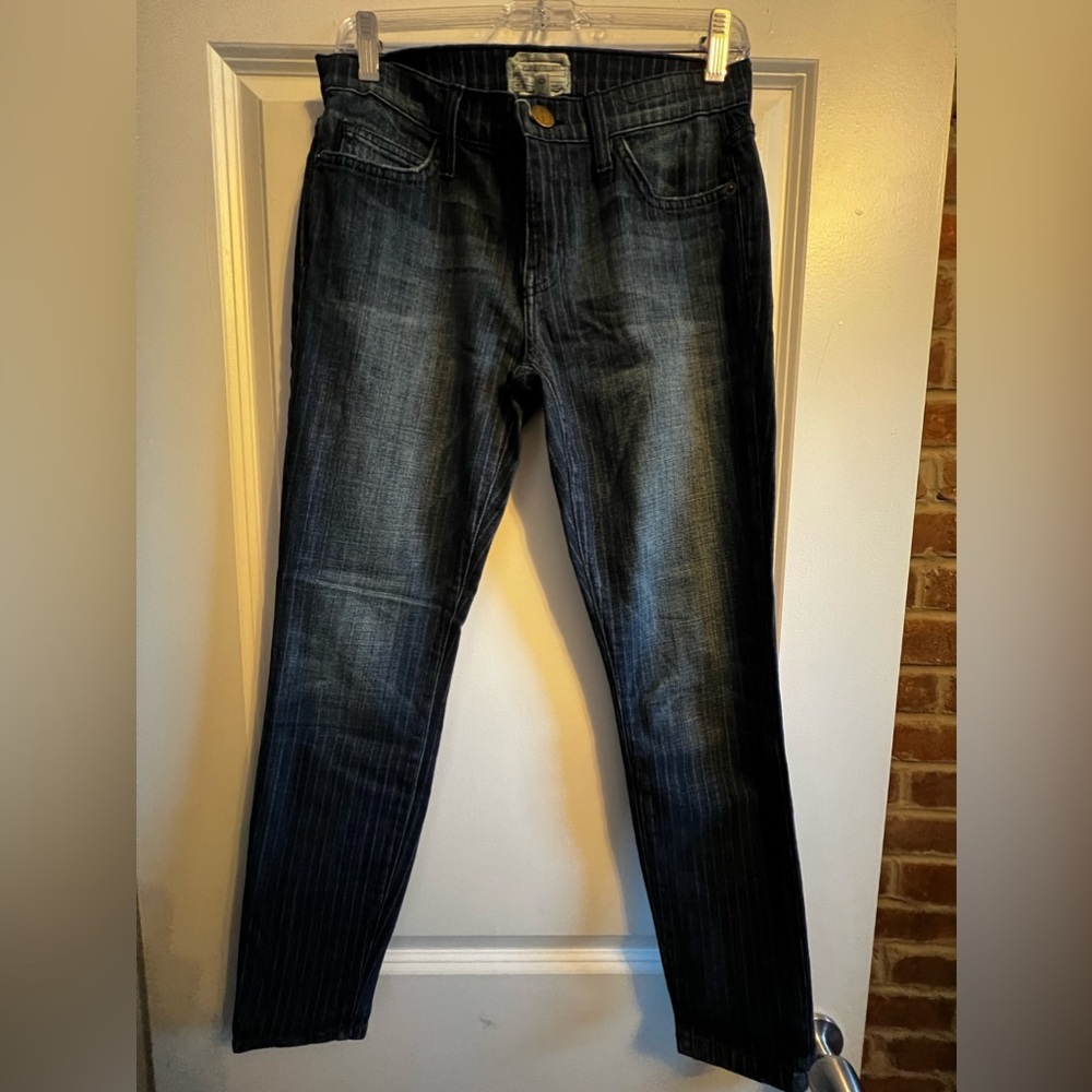 Current/Elliott Pin Stripe Stiletto Skinny Jean